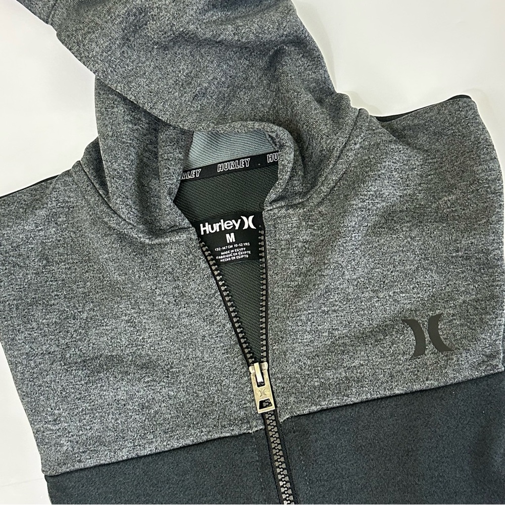 Hurley Kids Gray Zip-Up Jacket